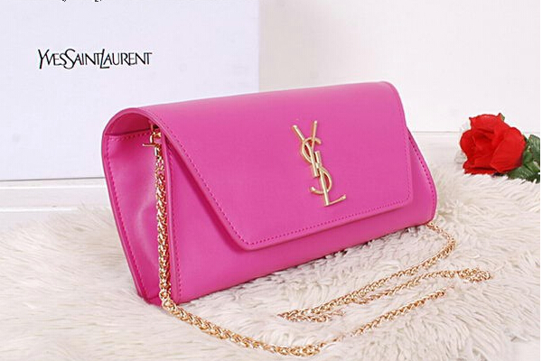 2014 New Saint Laurent Small Betty Bag Calf Leather Y7139 Rose